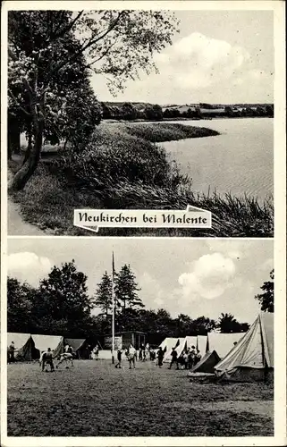 Ak Neukirchen Malente in Ostholstein, Zeltplatz, Uferpartie