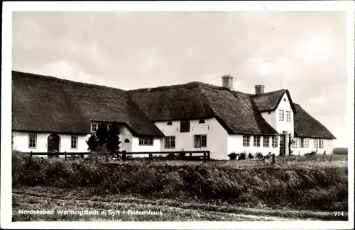 Ak Wenningstedt Braderup auf Sylt, Friesenhaus