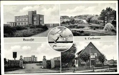 Ak Berensch Arensch Cuxhaven in Niedersachsen, Gasthaus zum Heidekrug, Post-Erholungsheim