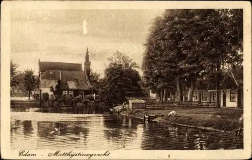 Ak Edam Volendam Nordholland Niederlande, Matthijstinxgracht