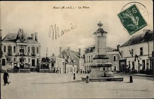 Ak Mazé Maine et Loire, La Place