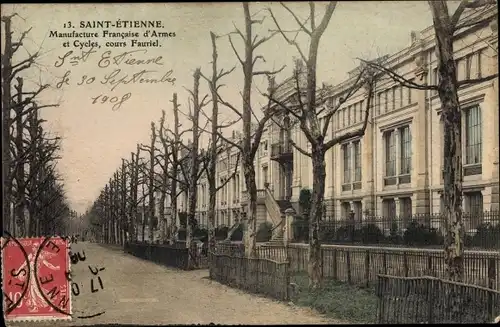 Ak Saint Étienne Loire, Manufacture Francaise d'Armes et Cycles