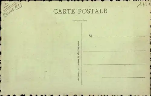 Ak Caumont L´Éventé Calvados, Vue Centrale