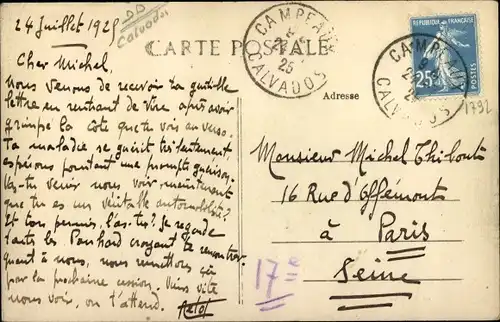 Ak Campeaux Calvados, Le Bourg