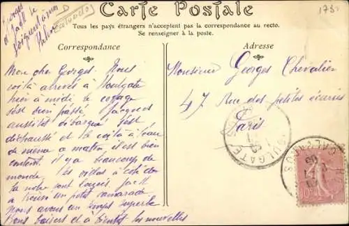 Ak Houlgate Calvados, Une Rue, Wohnhäuser