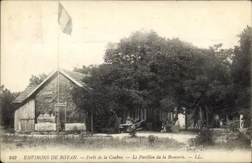 Ak Royan Charente Maritime, Foret de la Coubre, Le Pavillon de la Bouverie