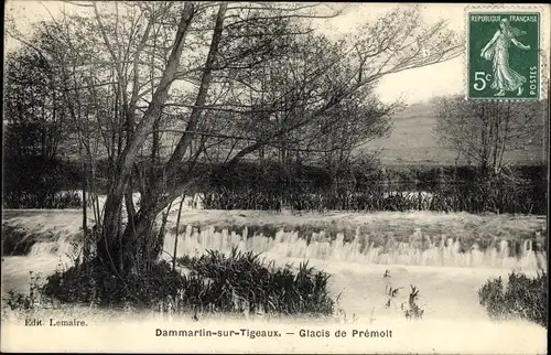 Ak Dammartin sur Tigeaux Seine et Marne, Glacis de Premolt