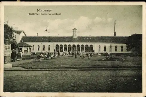 Ak Norderney in Ostfriesland, Staatliches Konversationshaus