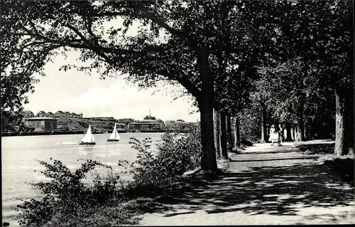 Ak Neustadt in Holstein, Jungfernstieg