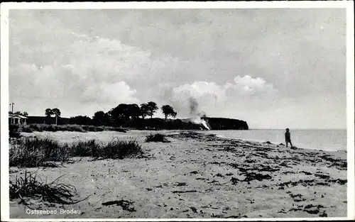 Ak Brodau Schashagen in Holstein, Strandpartie, Ostsee Pavillon, Inh. Otto Retzlaff