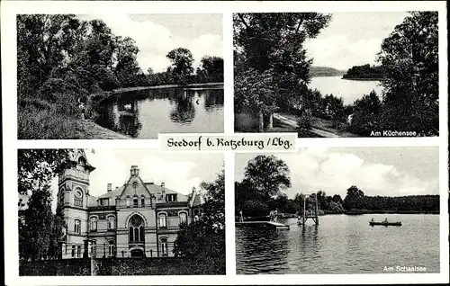 Ak Seedorf bei Ratzeburg Lauenburg, Am Küchensee, Am Schaalsee