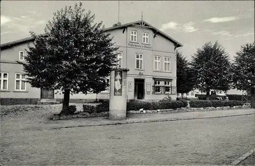 Ak Pansdorf Ratekau, Blick auf das Bahnhofshotel