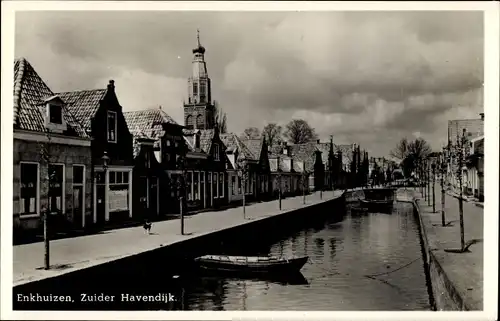 Ak Enkhuizen Nordholland Niederlande, Zuider Havendijk