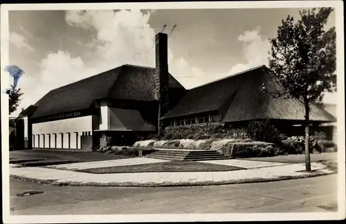 Ak Hilversum Nordholland, School in de Fabriciuslaan