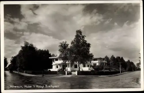 Ak Hilversum Nordholland, Huize 't Hoogt Boschplein