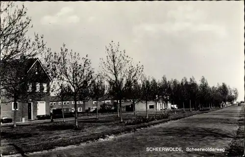 Ak Scheerwolde Overijssel Niederlande, Scheerwolderweg