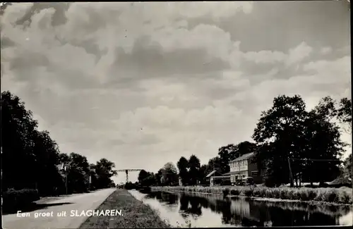 Ak Slagharen Overijssel, Partie am Fluss