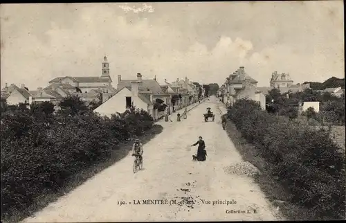 Ak La Menitre Maine et Loire, Vue generale