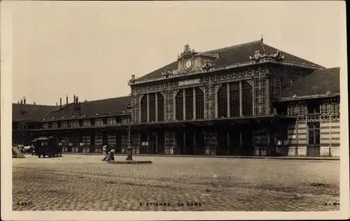 Ak Saint Étienne Loire, La Gare