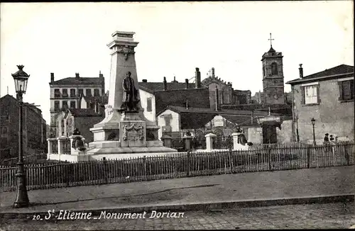 Ak Saint Étienne Loire, Monument Dorian