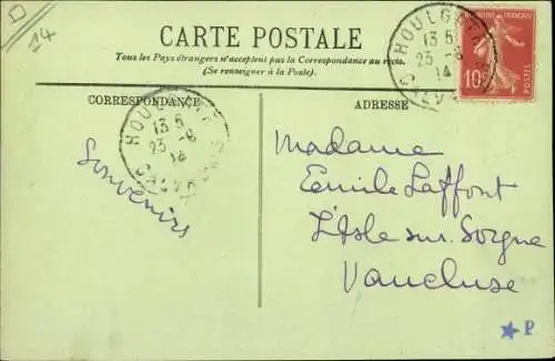 Ak Houlgate Calvados, Rue de Caumont