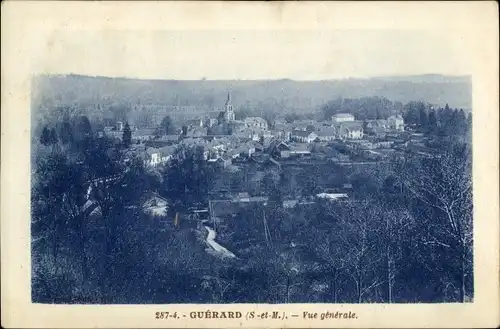 Ak Guérard Seine-et-Marne, Vue generale