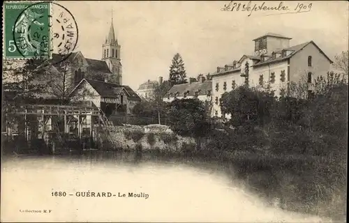 Ak Guérard Seine-et-Marne, Le Moulin