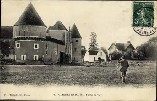 Ak Guignes Rabutin Seine et Marne, Ferme de Vitry