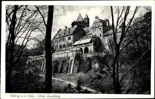 Ak Kettwig Essen Ruhr, Blick zum Schloss Landsberg