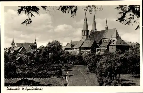 Ak Duderstadt Eichsfeld Niedersachsen, St. Cyriakuskirche