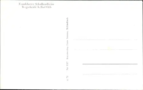 Ak Bad Orb im Spessart, Kinderdorf Wegscheide, Frankfurter Schullandheim