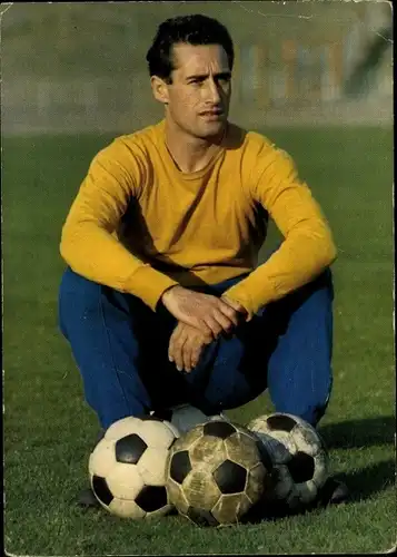 Ak Fußballspieler Hans Tilkowski, Torwart, Aral Sammelbild