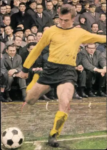 Ak Reinhard Libuda, Fußballspieler, Borussia Dortmund, Aral Sammelbild