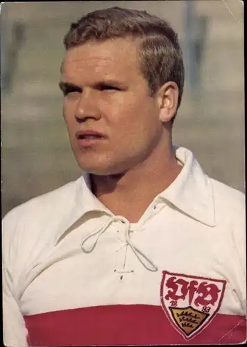 Ak Klaus Dieter Sieloff, Deutscher Fußballspieler, VFB Stuttgart, Aral Sammelbild