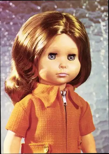 Ak Puppe mit Schlafaugen