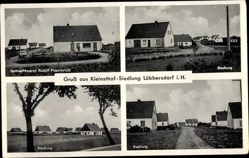 Ak Lübbersdorf Oldenburg in Holstein, Kleinsthof Siedlung, Gemischtwarenhandlung