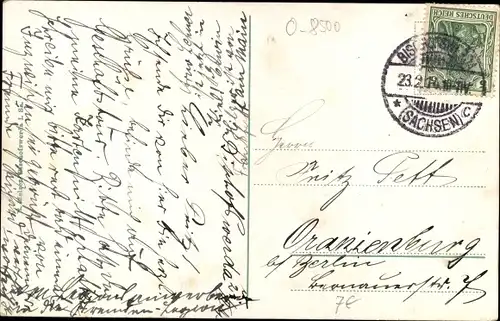 Ak Bischofswerda in Sachsen, Markt mit Rathaus