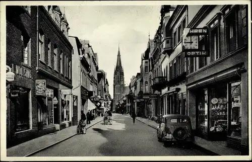 Ak Kevelaer am Niederrhein, Hauptstraße, Geschäfte