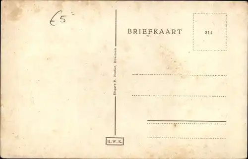 Ak Hilversum Nordholland, Ouden Engweg