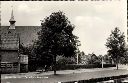 Ak Haarlem Nordholland, Oosterkerk Zomerkade