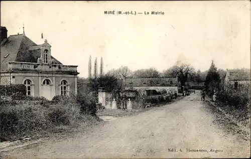 Ak Miré Maine et Loire, La Mairie