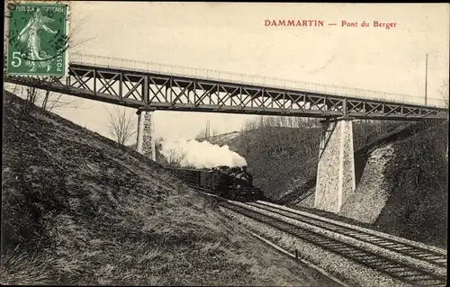 Ak Dammartin Seine et Marne, Pont du Berger