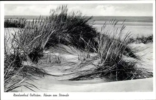 Ak Baltrum, Dünen am Strand