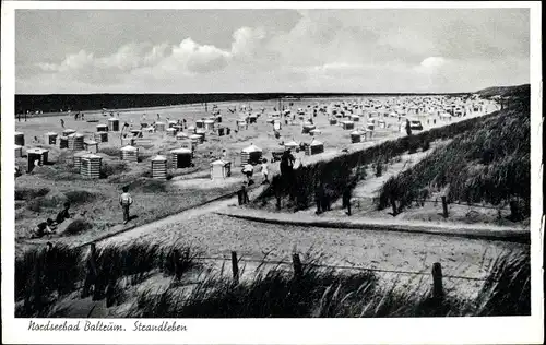 Ak Baltrum, Strandleben