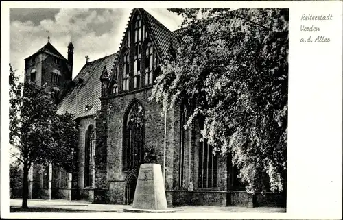 Ak Verden an der Aller, Kirche, Ehrenmal