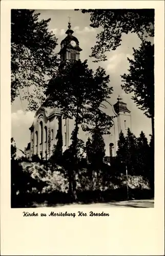 Ak Moritzburg in Sachsen, Kirche
