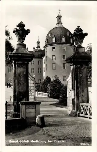 Ak Moritzburg in Sachsen, Barock Schloss