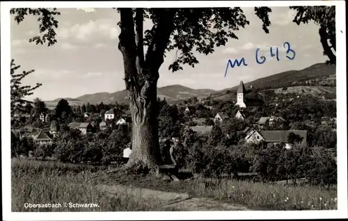 Ak Obersasbach Sasbach Baden in der Ortenau, Teilansicht