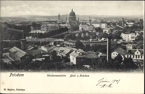 Ak Potsdam in Brandenburg, Wackermannshöhe, Stadtbild