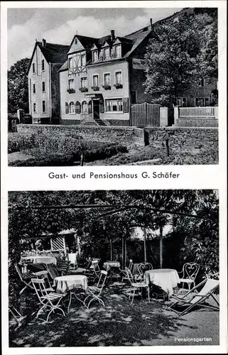 Ak Gondorf an der Mosel, Pensionshaus G. Schäfer